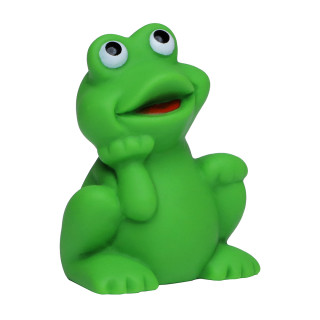 Quietsche-Frosch, grün, 4,5 cm