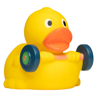 Quietsche-Ente Gewichtheber, multicolour