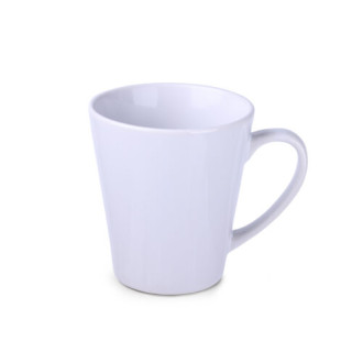 Sublimationsbecher "Latte Art Solid", 330 ml, weiß