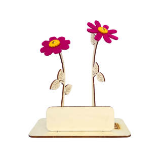 Happy Blooms Mini 'Your logo', kirschrot