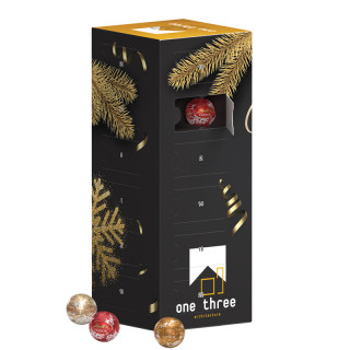 Minikugel Tower-Adventskalender, LINDOR Lindt Mini Kugeln