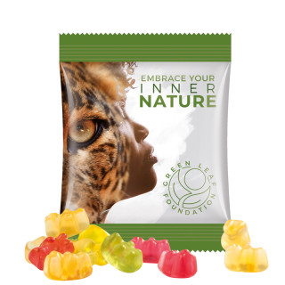 Minitüte 10 g, Folie weiß, Trolli Premium Bärchen
