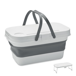 CESTA Picknickkorb Silikon, weiß