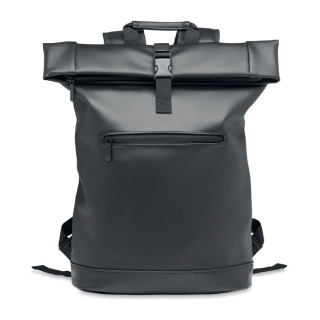 BAI ROLL 15" Rolltop-Rucksack PU, schwarz