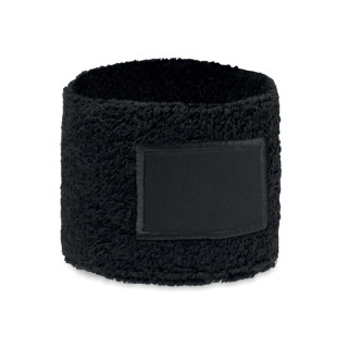 TEKUBI Schweißarmband Polycotton, schwarz