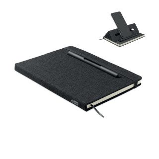 RINBOOK DIN A5 Notizbuch RPET, schwarz