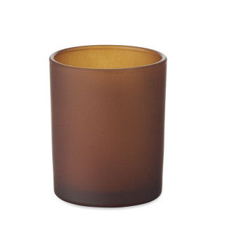 KIVAS WOOD Kerze aus Pflanzenwachs 80 g, braun