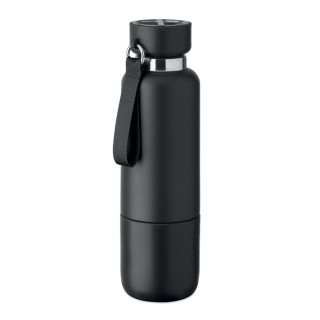 NOEKA Doppelwandige Flasche 500ml, schwarz