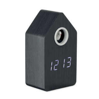 CUCKOO BIRD Kuckucksuhr mit Kuckuck MDF, schwarz