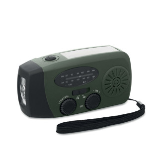 ONDA AM/FM Radio mit Taschenlampe, dunkelgrün