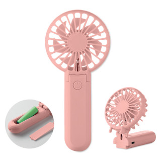 IBERA Klappbarer Ventilator, babyrosa