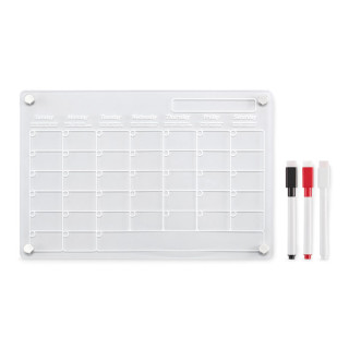 PLANIT Magnetischer Monatsplaner, transparent