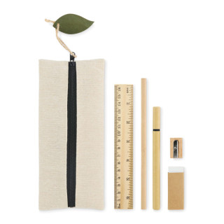 JUCOSET Schreibset, schwarz