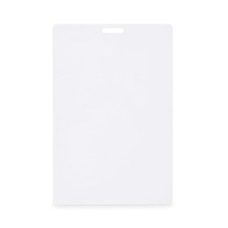 BADLARGE Lanyard-Ausweis 120 x 80 mm, weiß