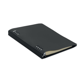 SPIRABLE DIN A5 PU-Notizbuch, schwarz