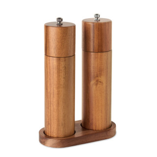 TUCCO SET Salz- und Pfeffermühlen-Set, holz