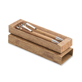JAKARTA SET Schreibgeräte-Set Akazienholz, holz