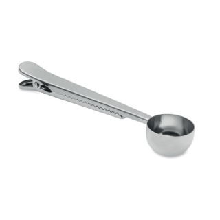 SPOONCOOP Dosierlöffel mit Klemme, silber