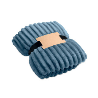NIEVE RPET-Fleece-Decke, petroleum