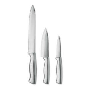 COCINERO Messer-Set Edelstahl 3-tlg., silber
