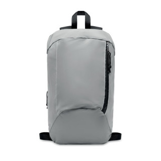 VISIBACK Reflektierender Rucksack 600D, mattsilber