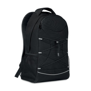 MONTE LOMO Rucksack 600D RPET, schwarz