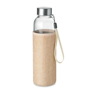 UTAH TOUCH Trinkflasche Glas 500ml, beige