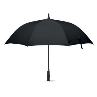 GRUSA Regenschirm mit ABS Griff, schwarz