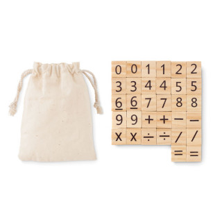 EDUCOUNT Zahlen-Lernspiel, beige