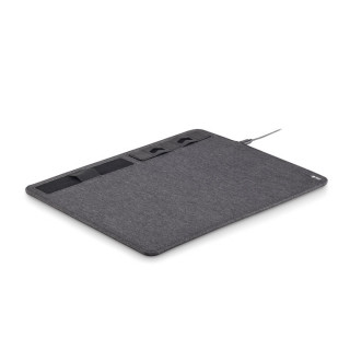 SUPERPAD RPET Mousepad 15W, steingrau