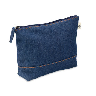 STYLE POUCH Denim Kosmetiktasche, blau