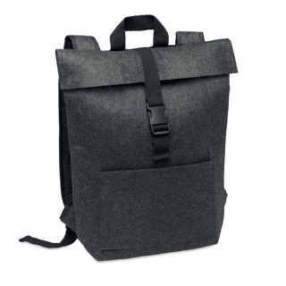 INDICO PACK Rucksack RPET-Filz, steingrau