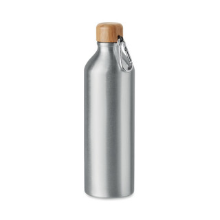 BIG AMEL Trinkflasche Aluminium 800 ml, mattsilber
