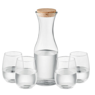 PICCADILLY Set aus recyceltem Glas, transparent