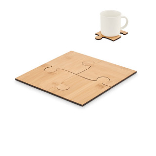 LEPY Untersetzer-Set Bambus, holzfarben