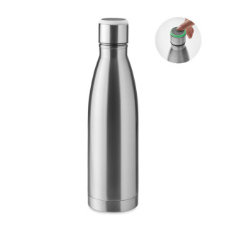 DEREO Doppelwandige Flasche 500 ml, mattsilber