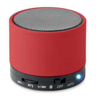 ROUND BASS Wireless Lautsprecher, rund, rot