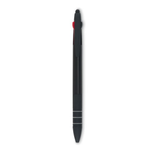 MULTIPEN 3-Farb-Kugelschreiber/Stylus, schwarz