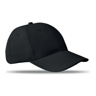 BASIE Baseball Kappe 6 Panels, schwarz