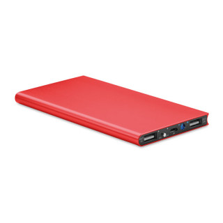 POWERFLAT8 Powerbank 8000 mAh, rot