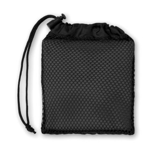 TUKO Sporthandtuch in Tasche, schwarz