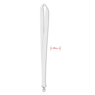 SIMPLE LANY Lanyard 20mm, weiß