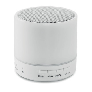 ROUND WHITE Wireless Lautsprecher LED, weiß