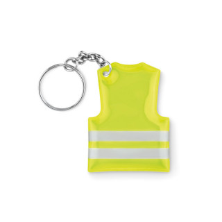 VISIBLE RING Schlüsselring Sicherheitsweste, neon gelb
