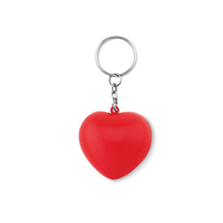 LOVY RING Schlüsselring mit PU Herz, rot