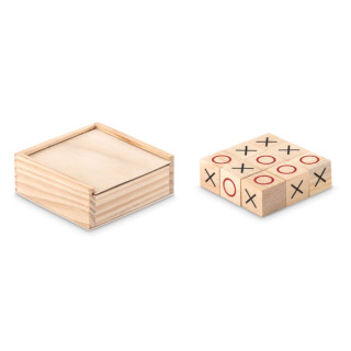 TIC TAC TOE Tic-Tac-Toe Spiel, holz