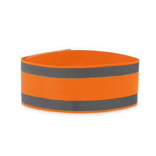 VISIBLE ME Lycra Sport-Armband, neon-orange