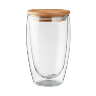 TIRANA LARGE Doppelwandiges Glas 450 ml, transparent