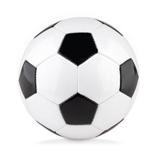 MINI SOCCER Kleiner PVC Fußball 15cm, weiß/schwarz