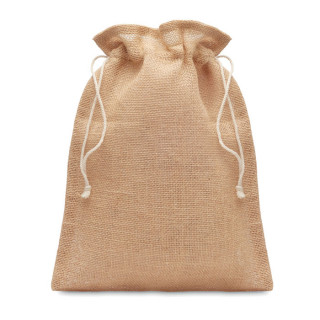 JUTE SMALL Kleine Jute Tasche 14x22 cm, beige